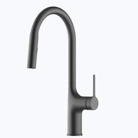 Robinet de cuisine extractible bec haut deux jets L'art du robinet