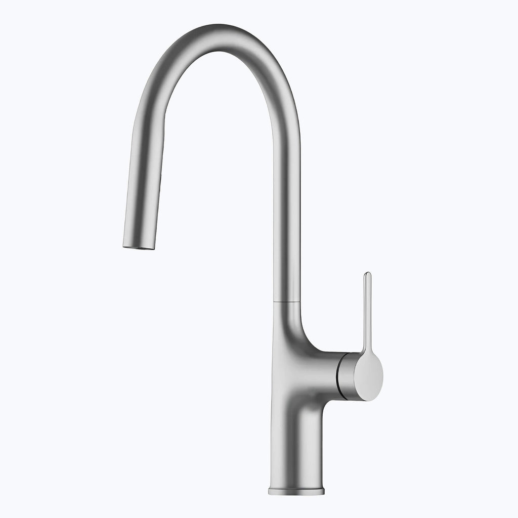 Robinet de cuisine extractible bec haut deux jets L'art du robinet