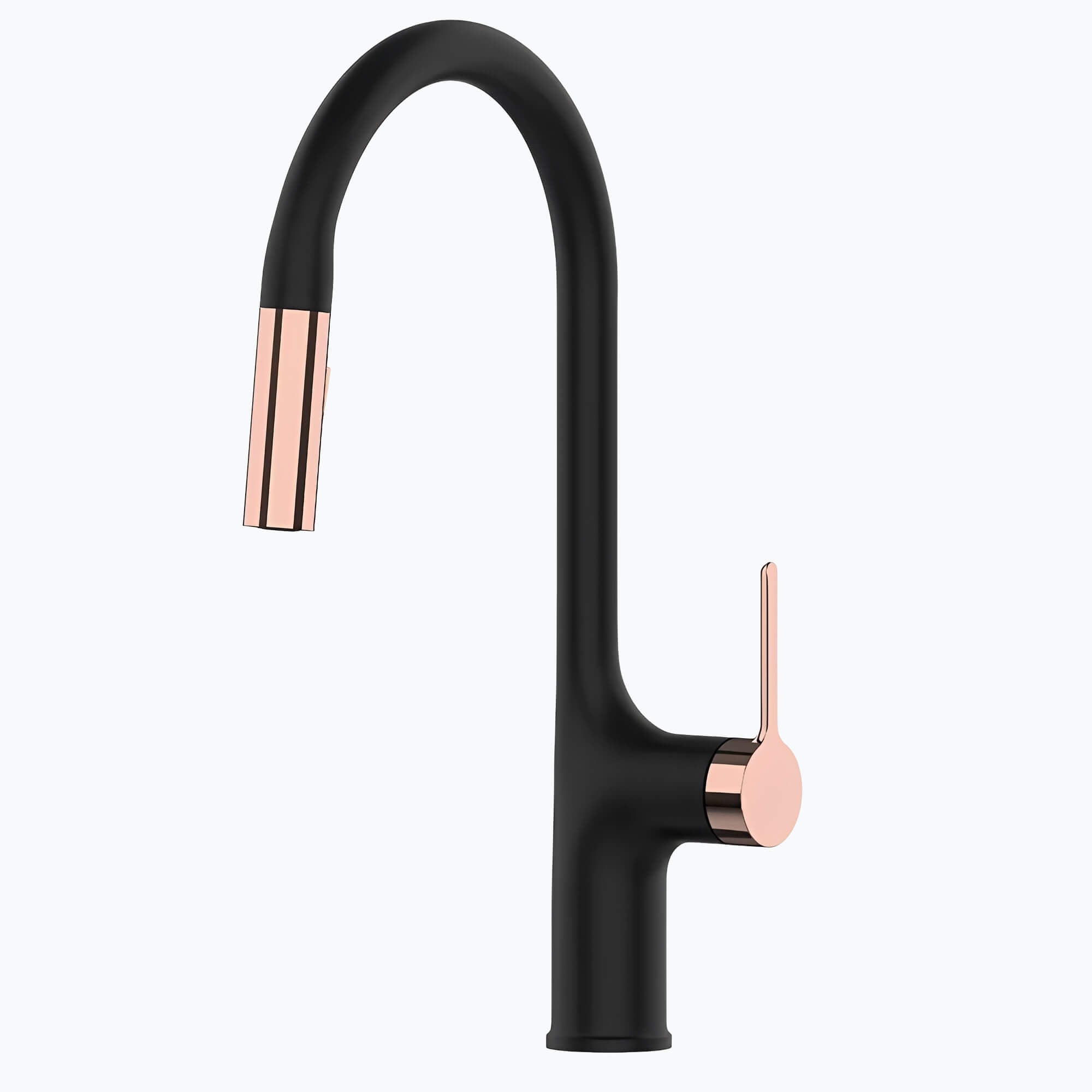 Robinet de cuisine extractible bec haut deux jets L'art du robinet