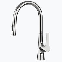 Robinet de cuisine extractible deux jets rotatif L'art du robinet