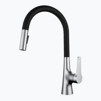 Robinet de cuisine extractible deux jets rotatif L'art du robinet