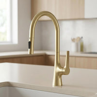 Robinet de cuisine extractible deux jets rotatif L'art du robinet