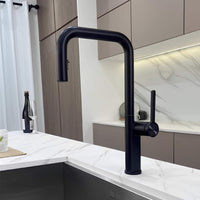 Robinet de cuisine laiton bec extractible rotatif L'art du robinet