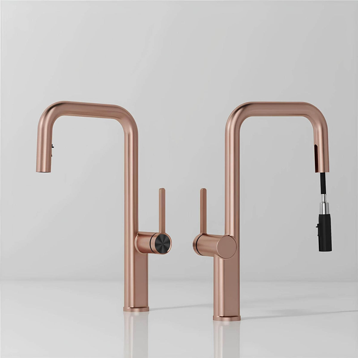 Robinet de cuisine laiton bec extractible rotatif L'art du robinet