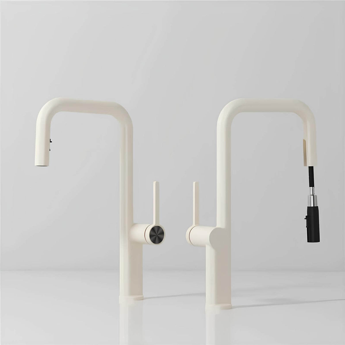 Robinet de cuisine laiton bec extractible rotatif L'art du robinet
