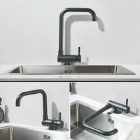 Robinet de cuisine rabattable rotatif 360° L'art du robinet