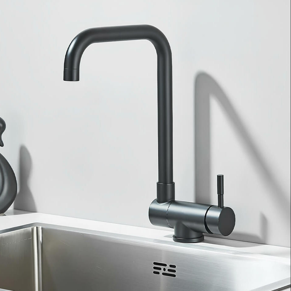Robinet de cuisine rabattable rotatif 360° L'art du robinet