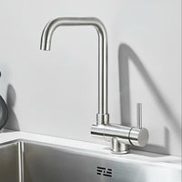 Robinet de cuisine rabattable rotatif 360° L'art du robinet