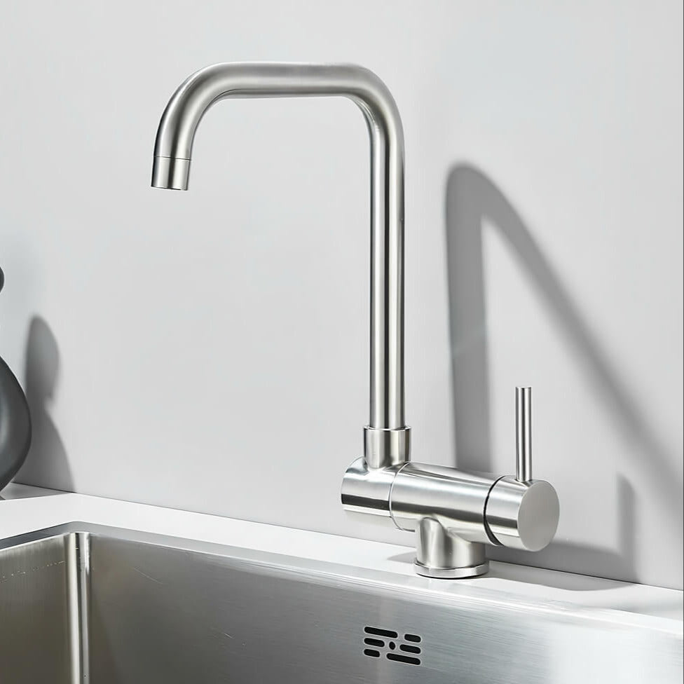 Robinet de cuisine rabattable rotatif 360° L'art du robinet