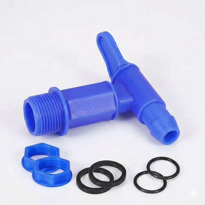 Robinet de cuve de jardin avec raccord rapide L'art du robinet