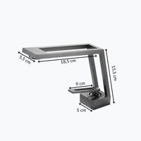 Robinet de lavabo mitigeur contemporain laiton