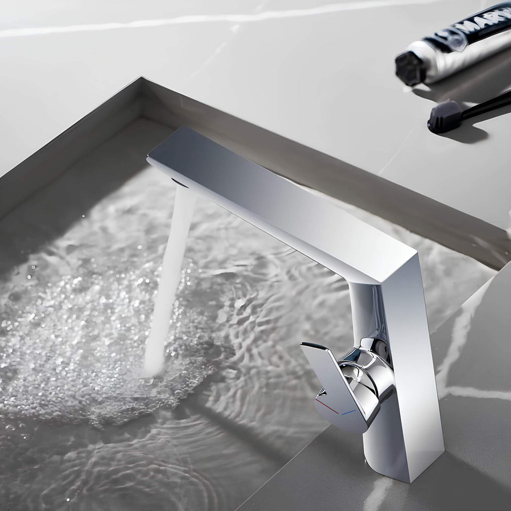 Robinet de lavabo monocommande laiton massif L'art du robinet