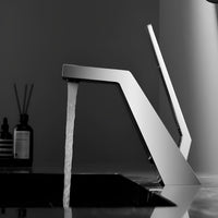 Robinet de lavabo monotrou design minimaliste L'art du robinet