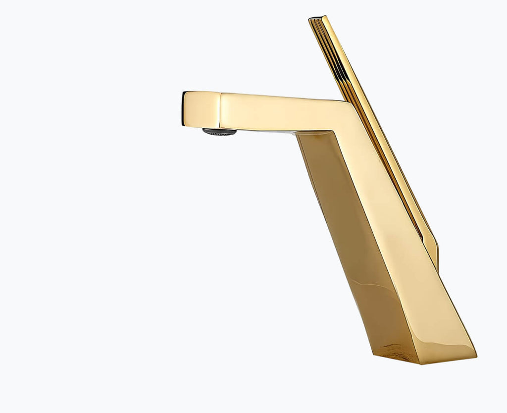 Robinet de lavabo monotrou design minimaliste L'art du robinet