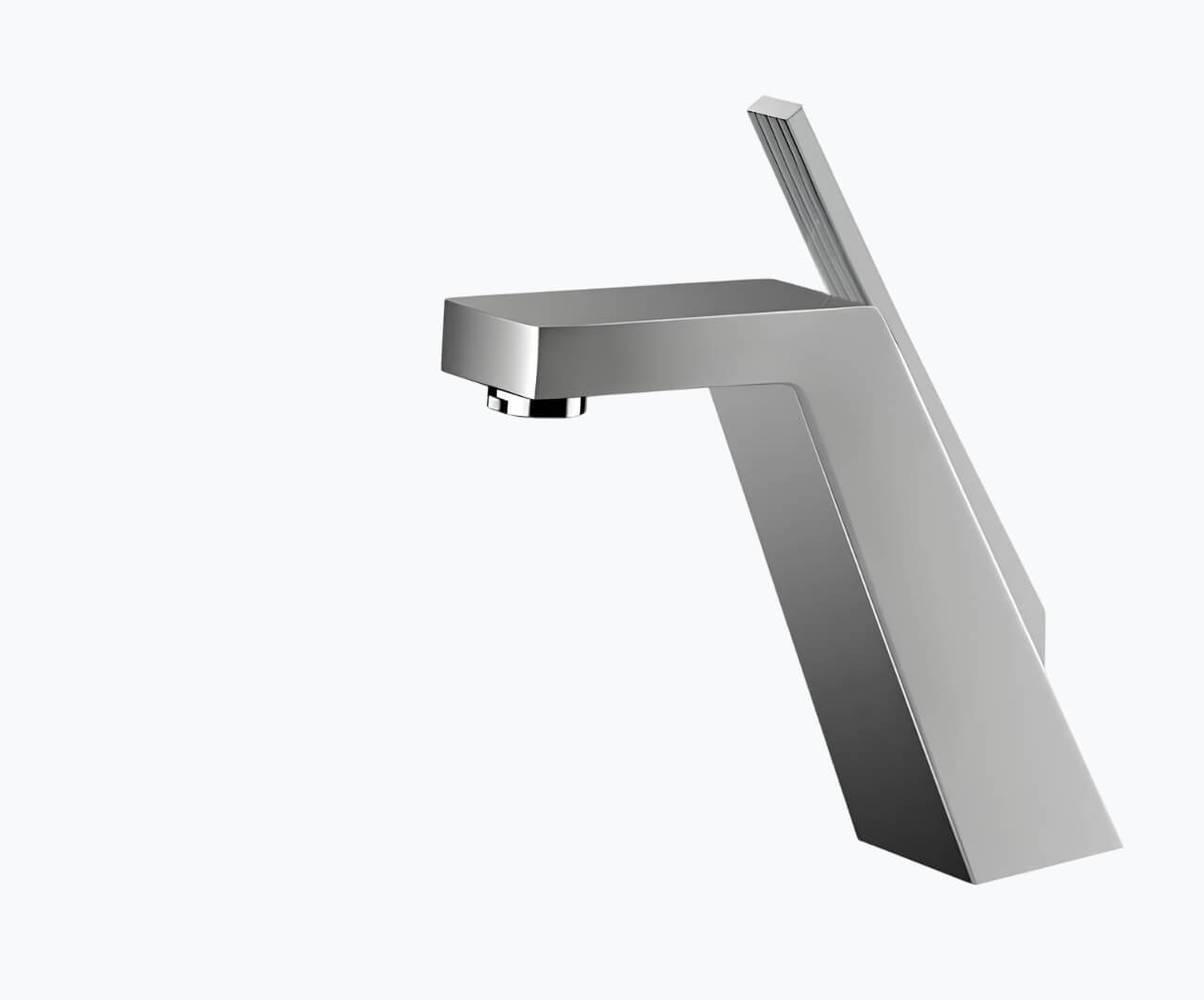 Robinet de lavabo monotrou design minimaliste L'art du robinet