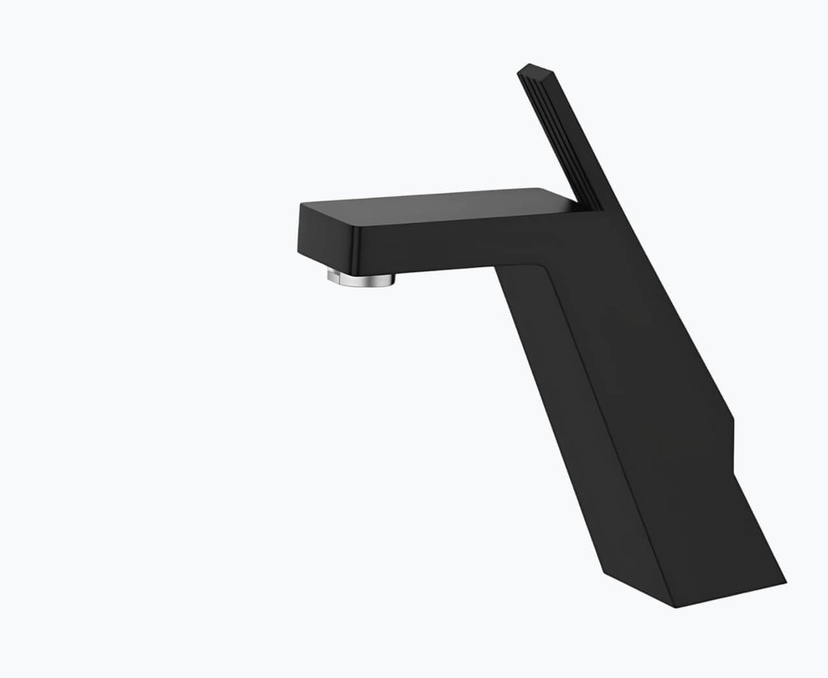 Robinet de lavabo monotrou design minimaliste L'art du robinet