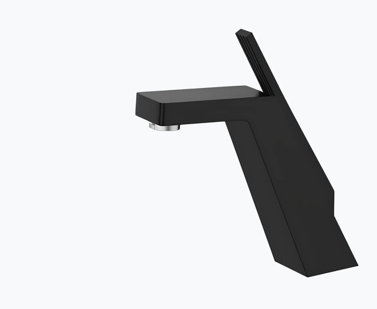 Robinet de lavabo monotrou design minimaliste L'art du robinet