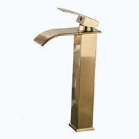 Robinet de vasque bec cascade design moderne L'art du robinet