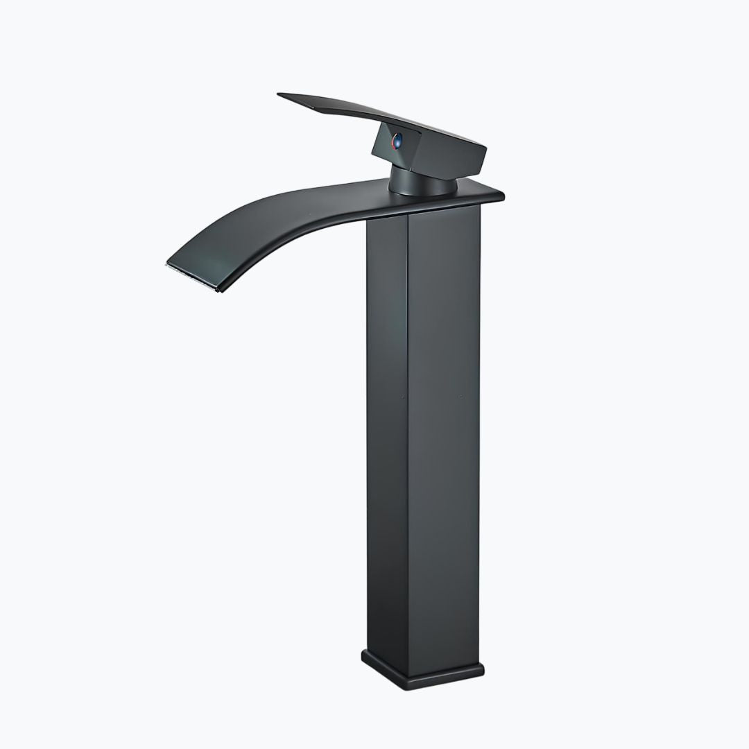 Robinet de vasque bec cascade design moderne L'art du robinet