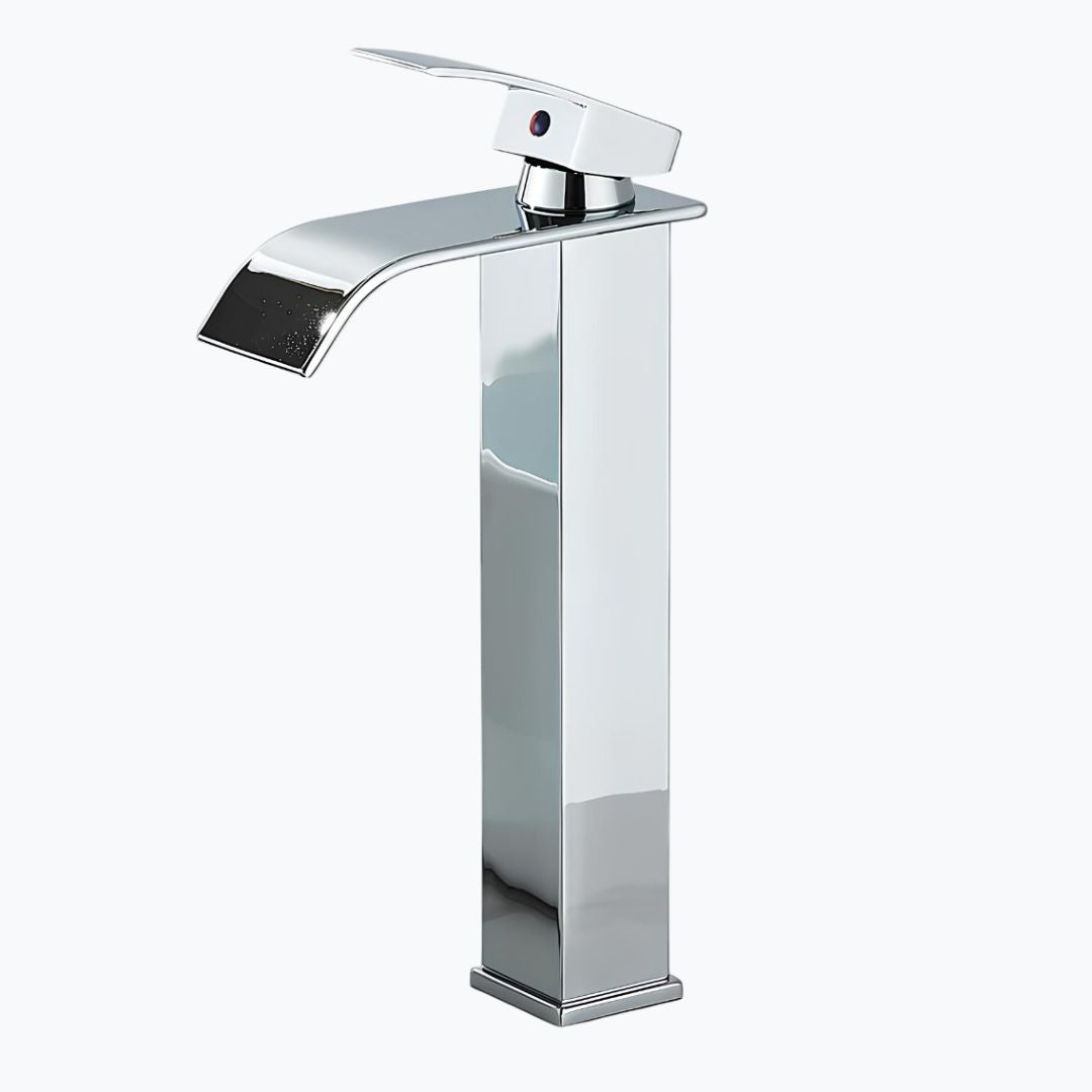Robinet de vasque bec cascade design moderne L'art du robinet