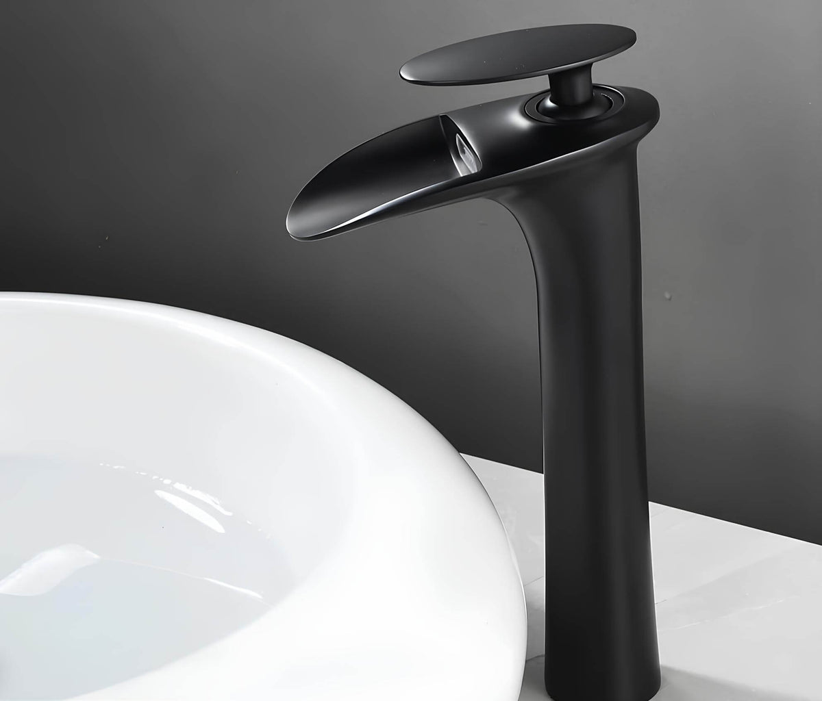 Robinet de vasque cascade monocommande moderne L'art du robinet
