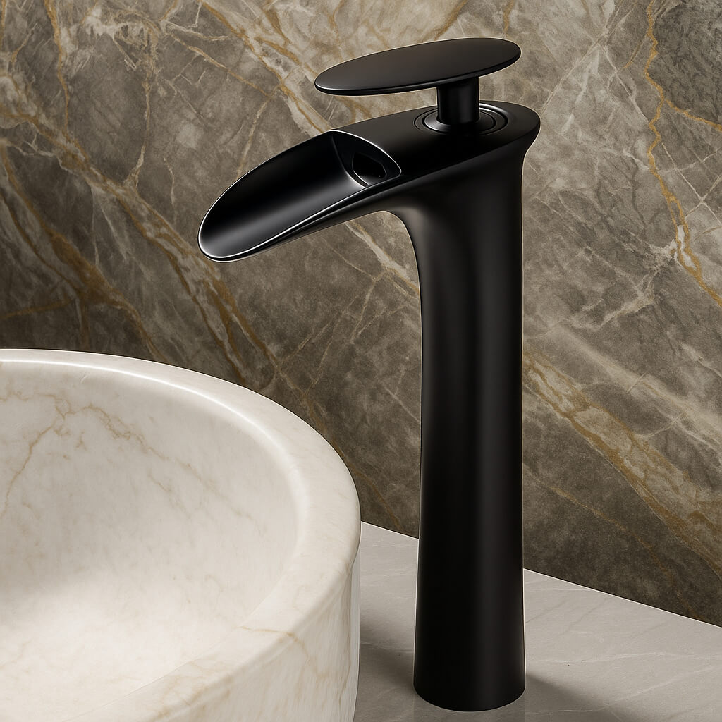 Robinet de vasque cascade monocommande moderne L'art du robinet