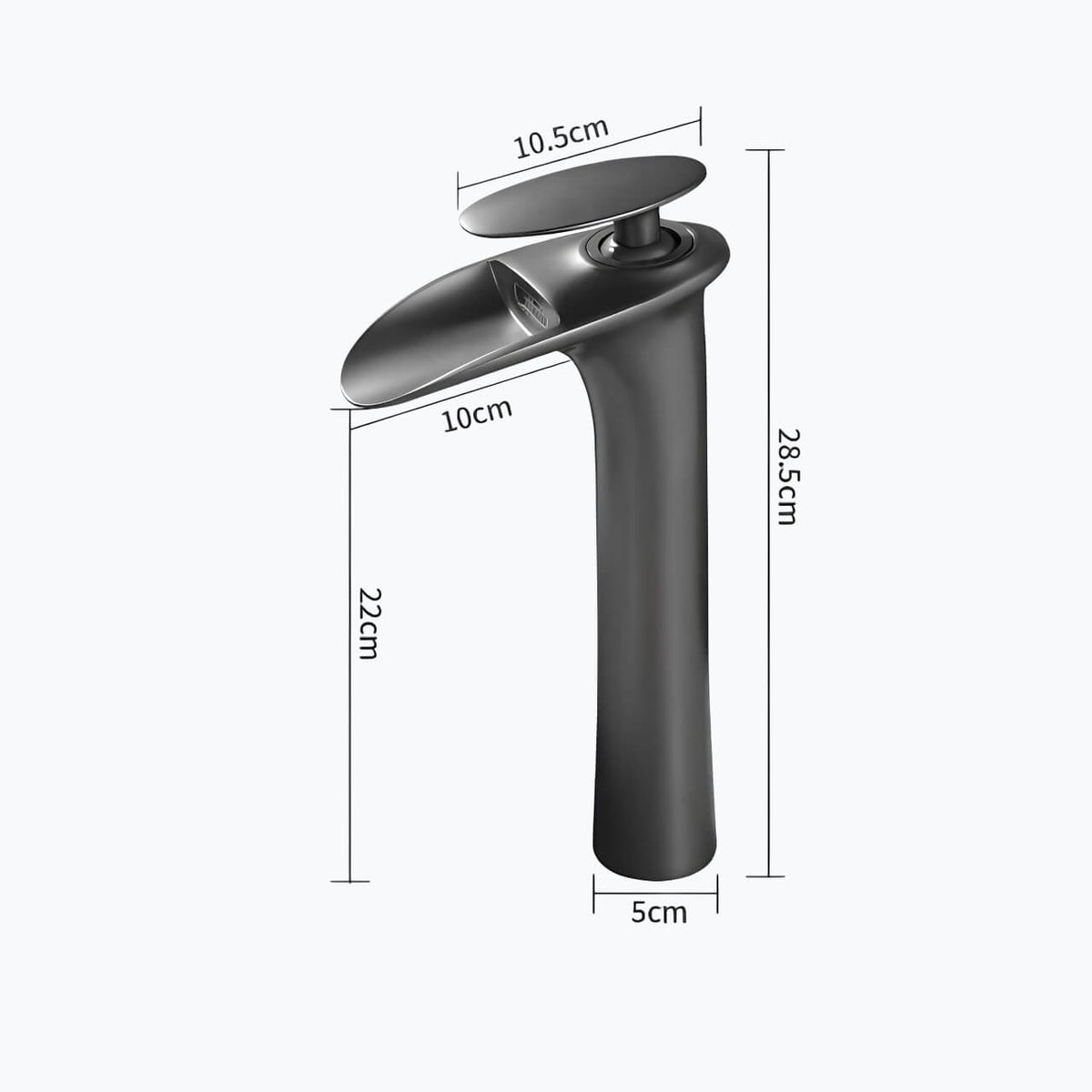 Robinet de vasque cascade monocommande moderne L'art du robinet