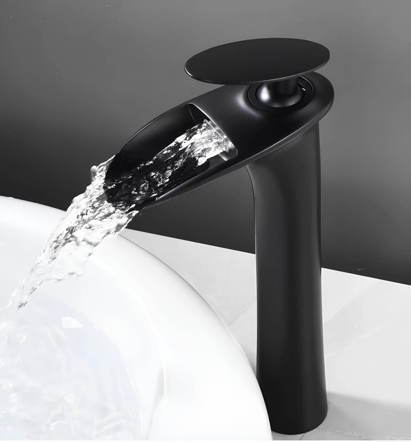 Robinet de vasque cascade monocommande moderne L'art du robinet
