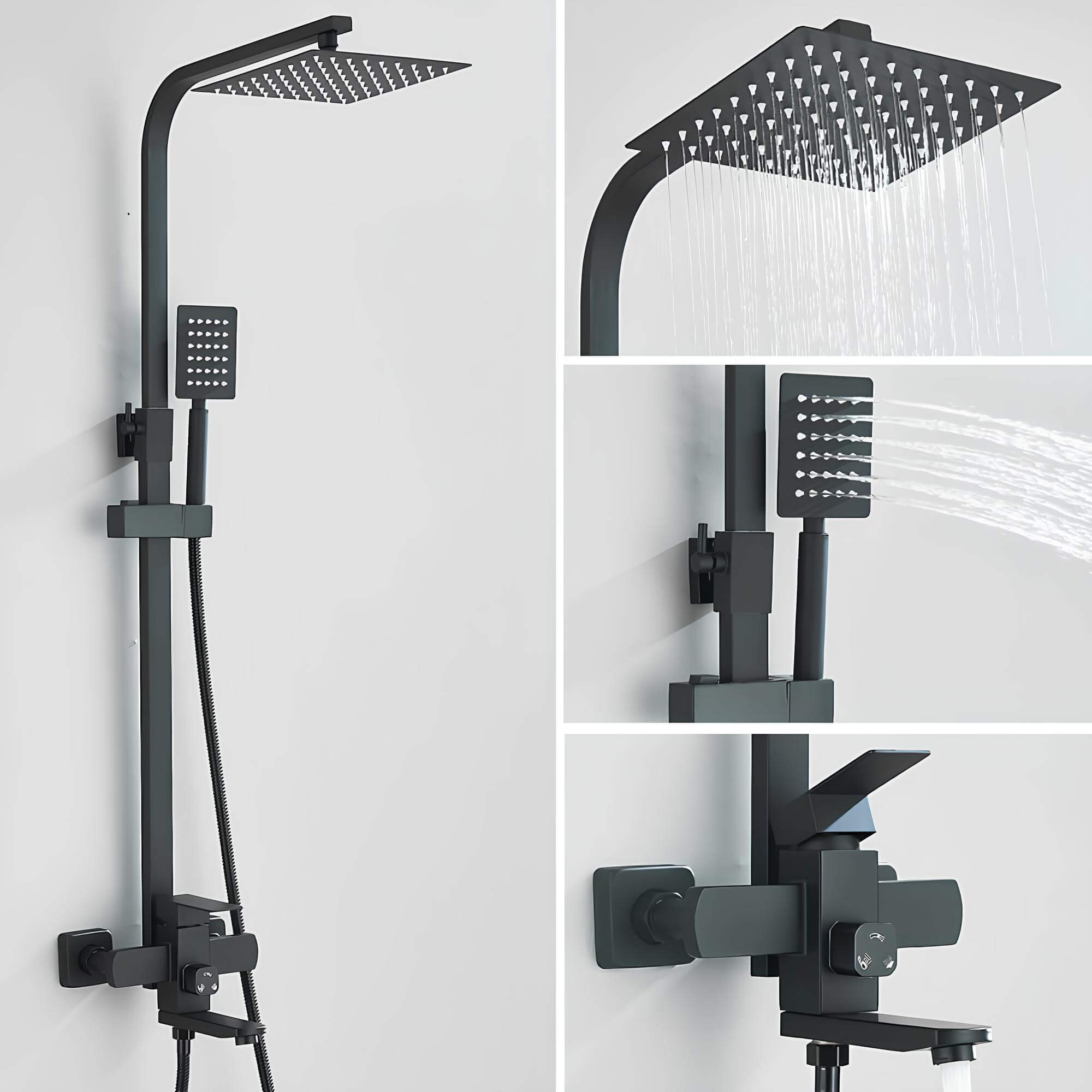 Robinet douche 3 en 1 avec douchette et bec pivotant L'art du robinet