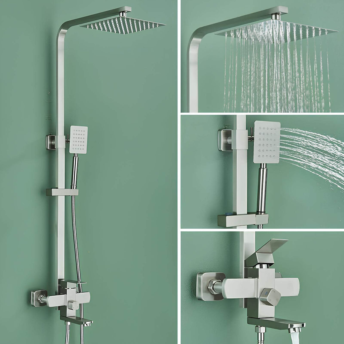 Robinet douche 3 en 1 avec douchette et bec pivotant L'art du robinet