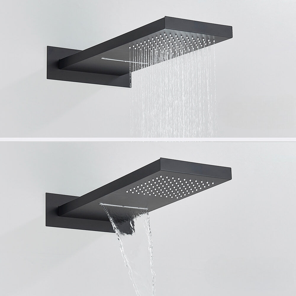 Robinet douche encastré cascade et pluie L'art du robinet