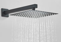 Robinet douche encastré noir cascade pluie L'art du robinet