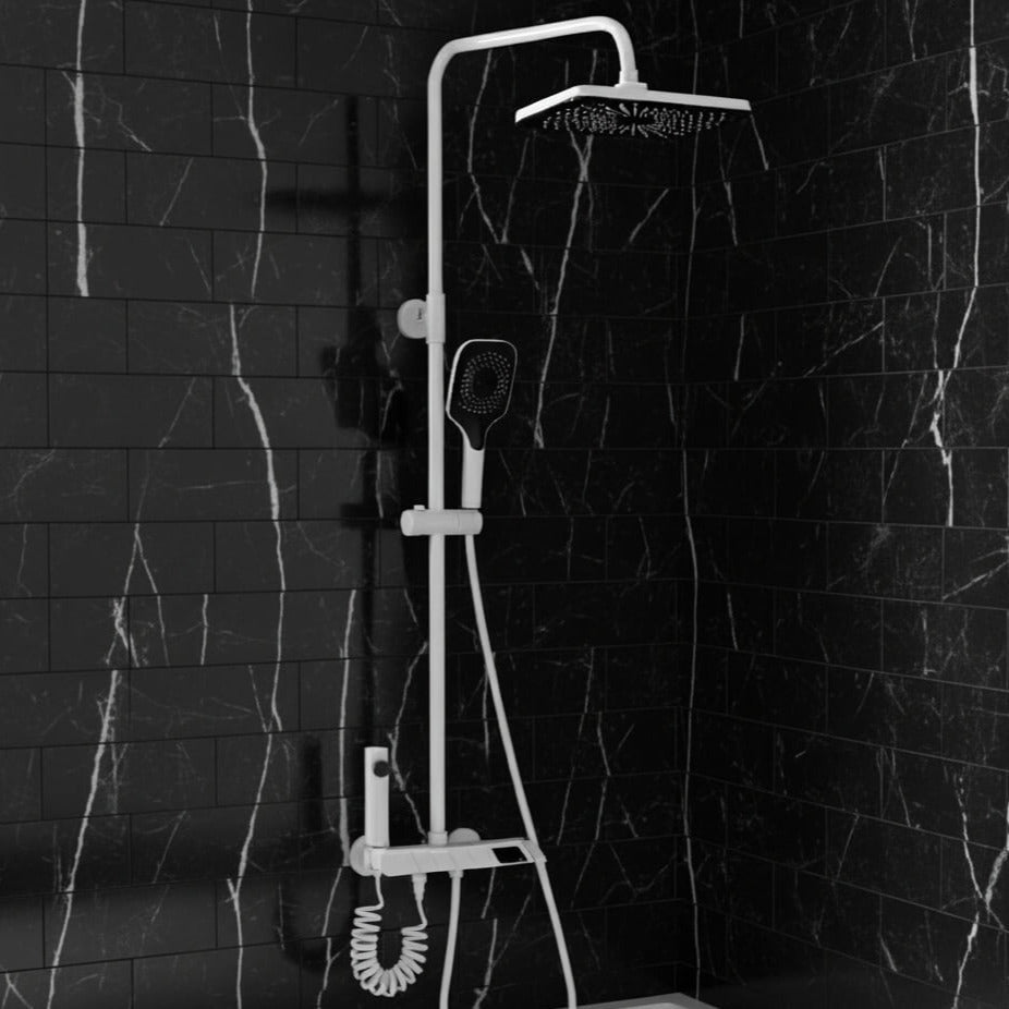 Robinet douche mural digital affichage température L'art du robinet