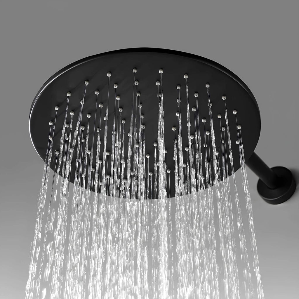 Robinet douche mural noir mat haute pression L'art du robinet