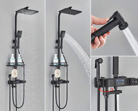 Robinet douche thermostatique digital 4 fonctions L'art du robinet