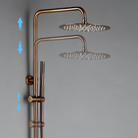 Mitigeur thermostatique douche mural laiton poli