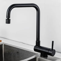 Robinet cuisine inox pliable douchette double rotation
