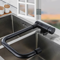 Robinet cuisine inox pliable douchette double rotation