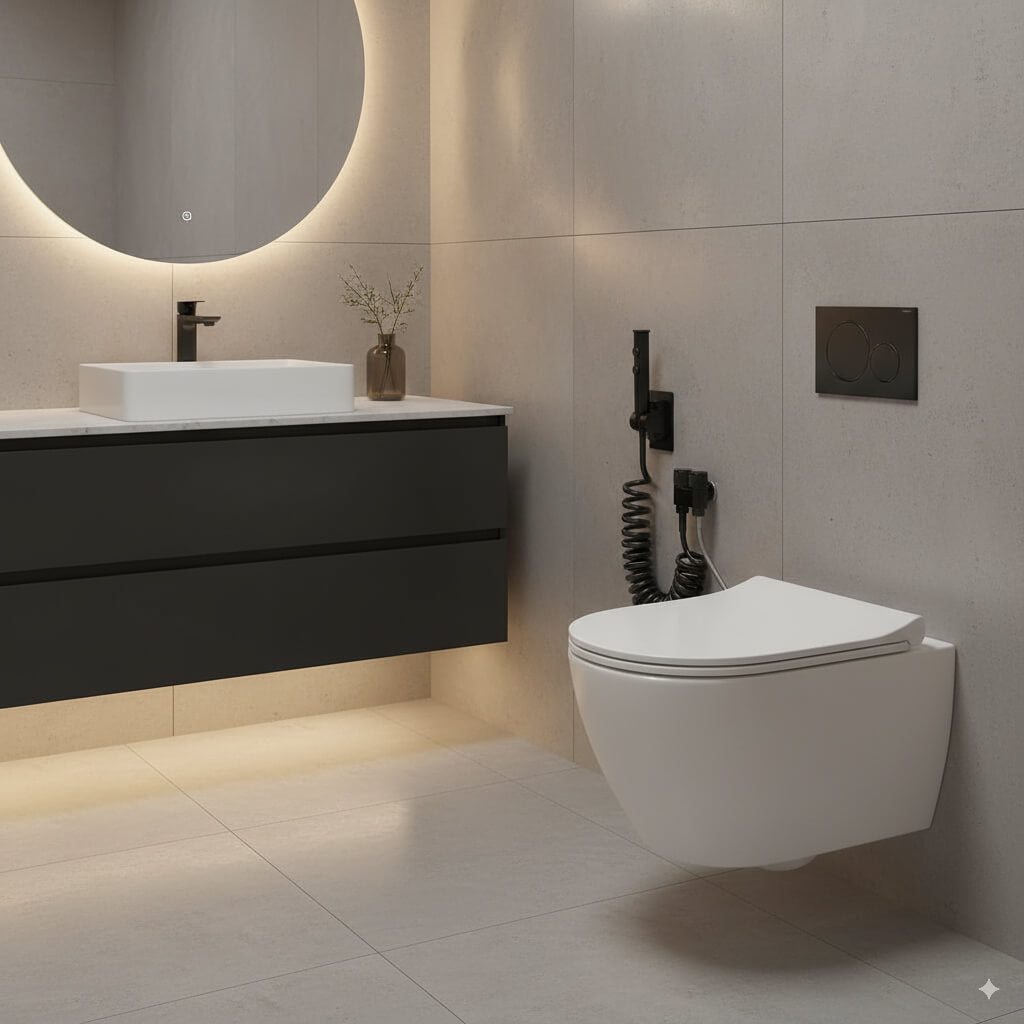 Robinet douchette WC double jet doux puissant L'art du robinet