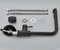 Robinet évier douchette rétractable noir inox L'art du robinet