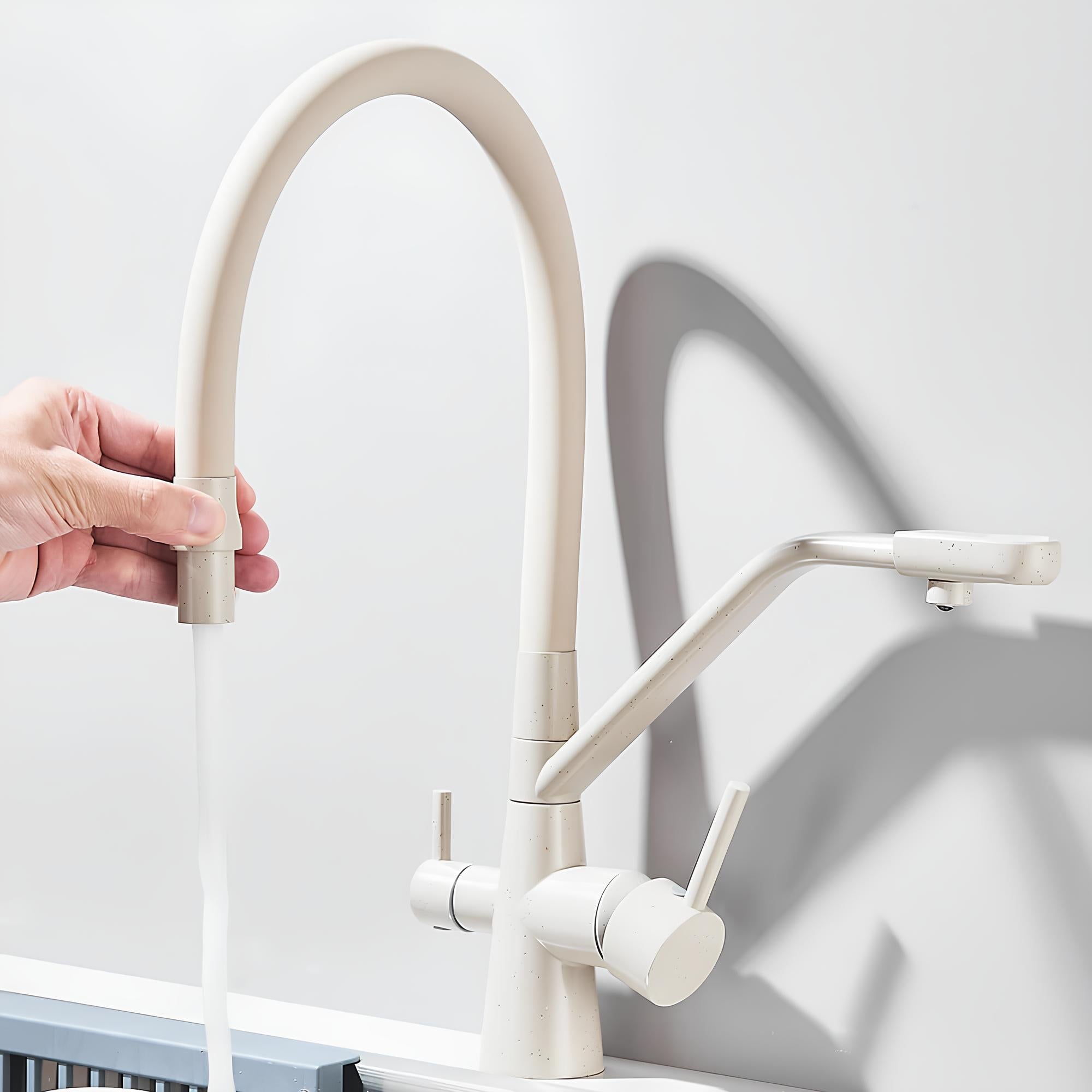 Robinet évier filtrant 3 en 1 avec rotation 360° L'art du robinet