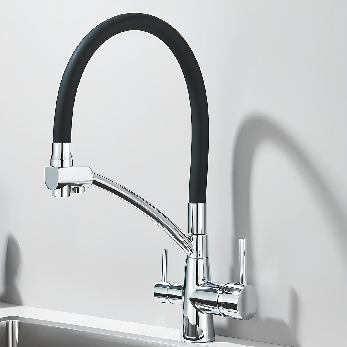 Robinet évier filtrant 3 en 1 avec rotation 360° L'art du robinet