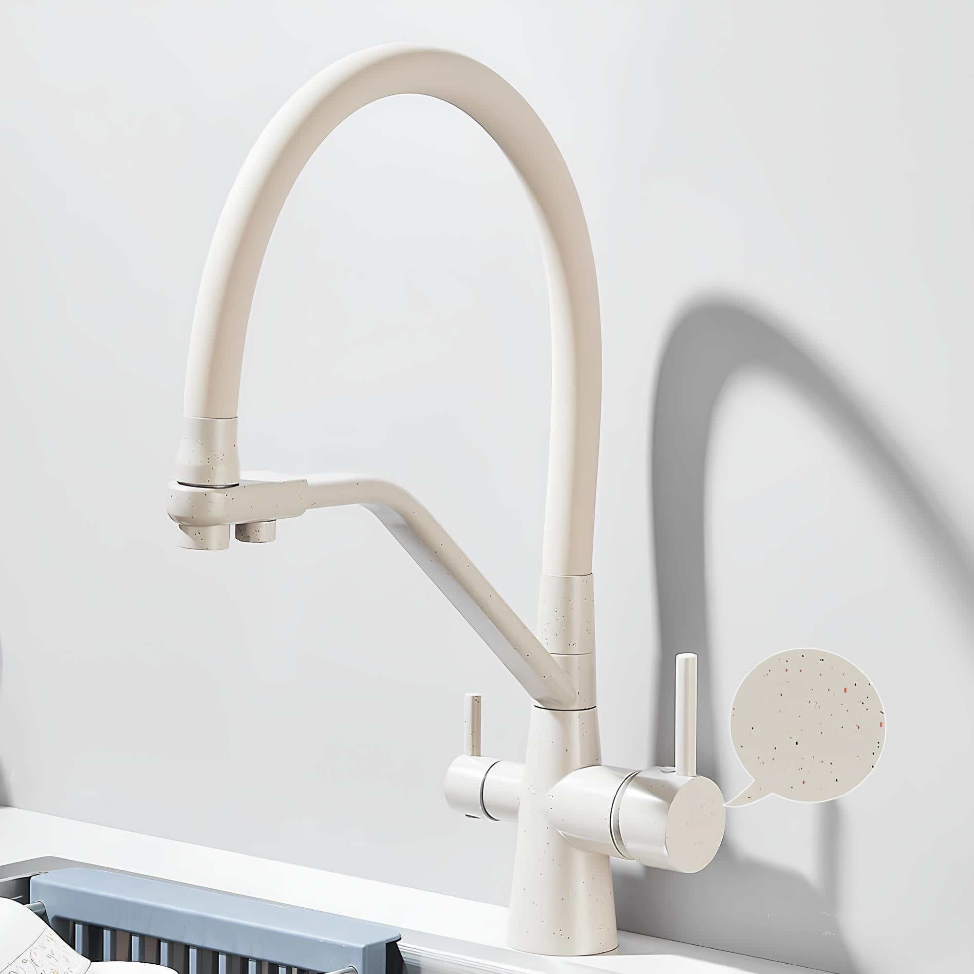 Robinet évier filtrant 3 en 1 avec rotation 360° L'art du robinet