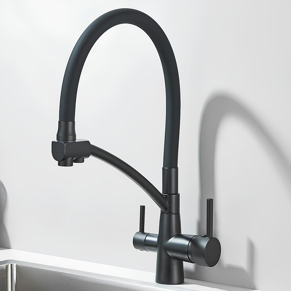 Robinet évier filtrant 3 en 1 avec rotation 360° L'art du robinet