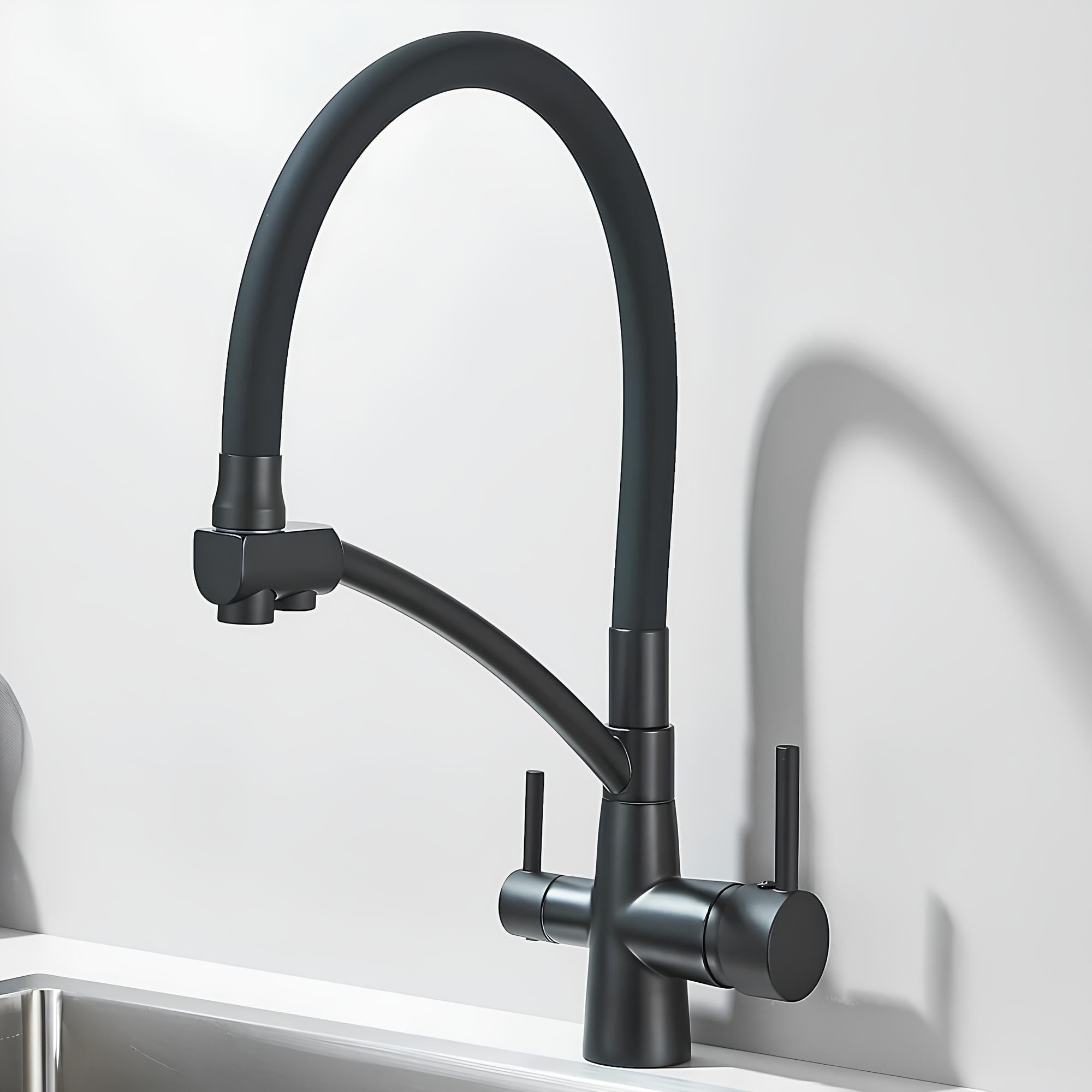 Robinet évier filtrant 3 en 1 avec rotation 360° L'art du robinet