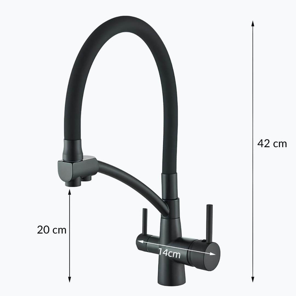 Robinet évier filtrant 3 en 1 avec rotation 360° L'art du robinet
