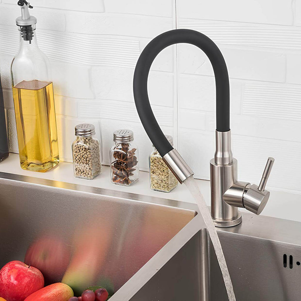 Robinet évier flexible coloré orientable 360° L'art du robinet