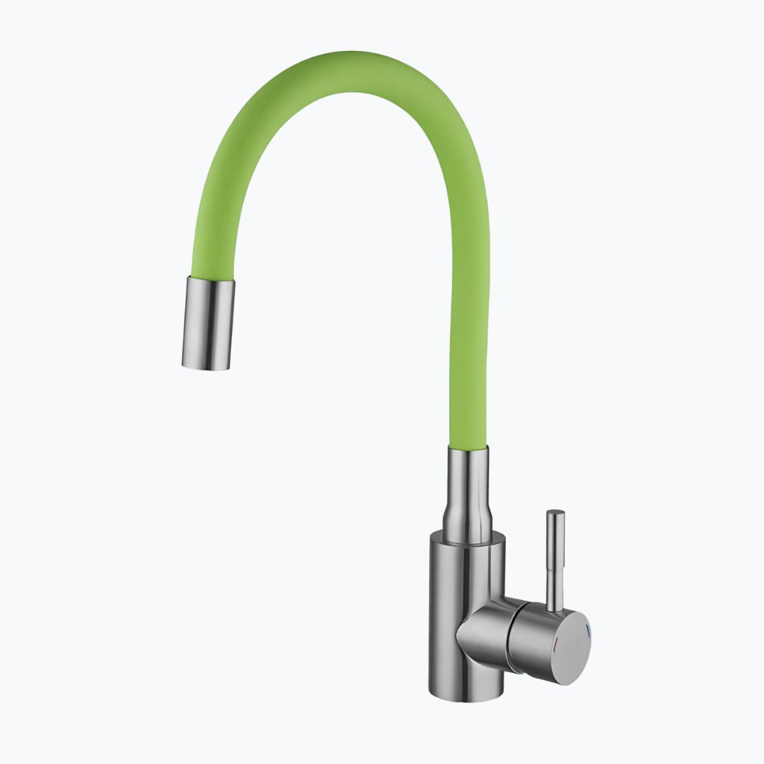 Robinet évier flexible coloré orientable 360° L'art du robinet
