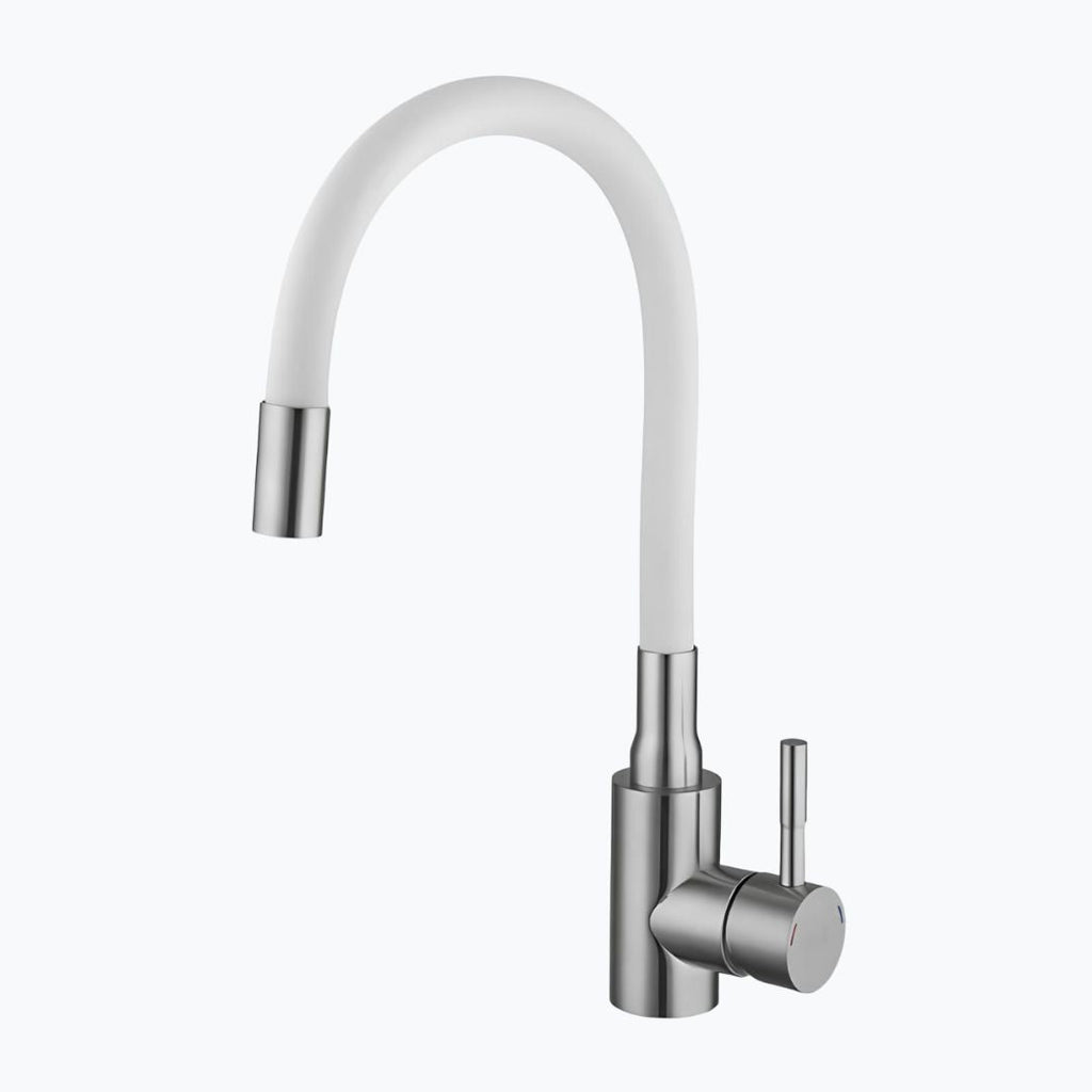 Robinet évier flexible coloré orientable 360° L'art du robinet