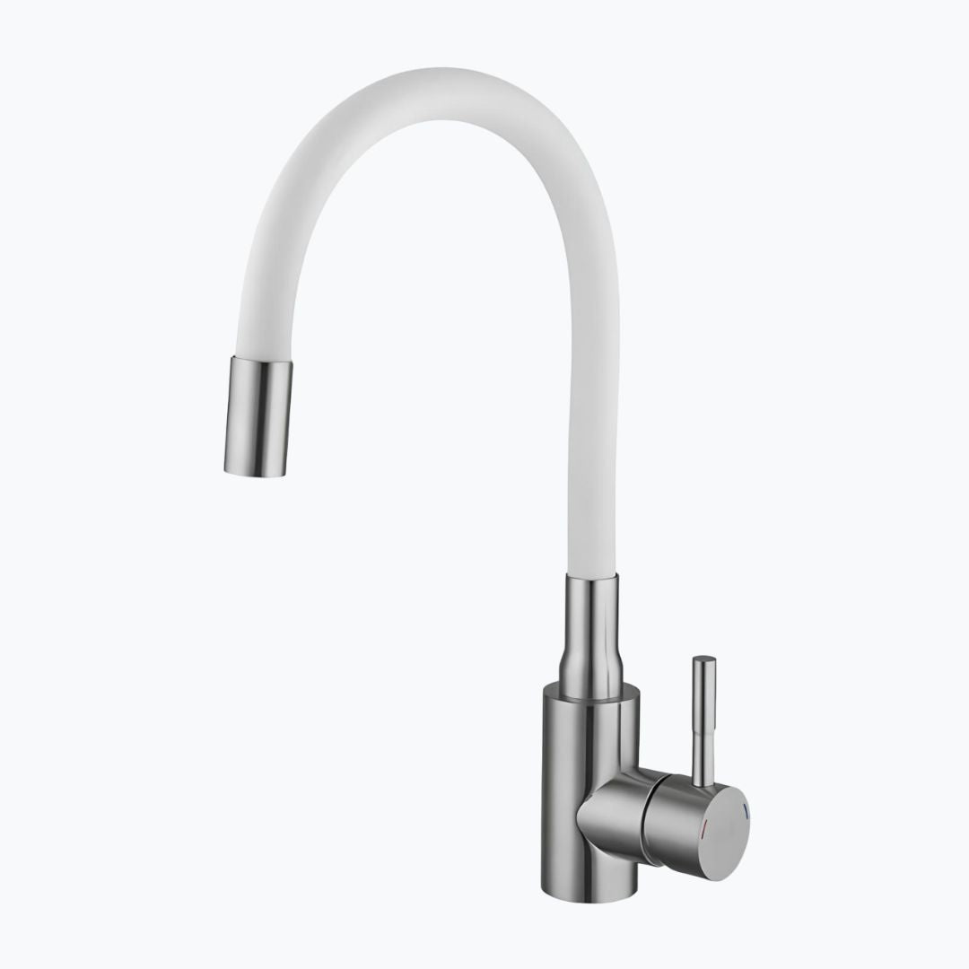 Robinet évier flexible coloré orientable 360° L'art du robinet